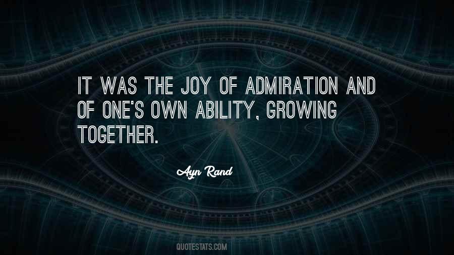 Quotes About Admiration #1011830