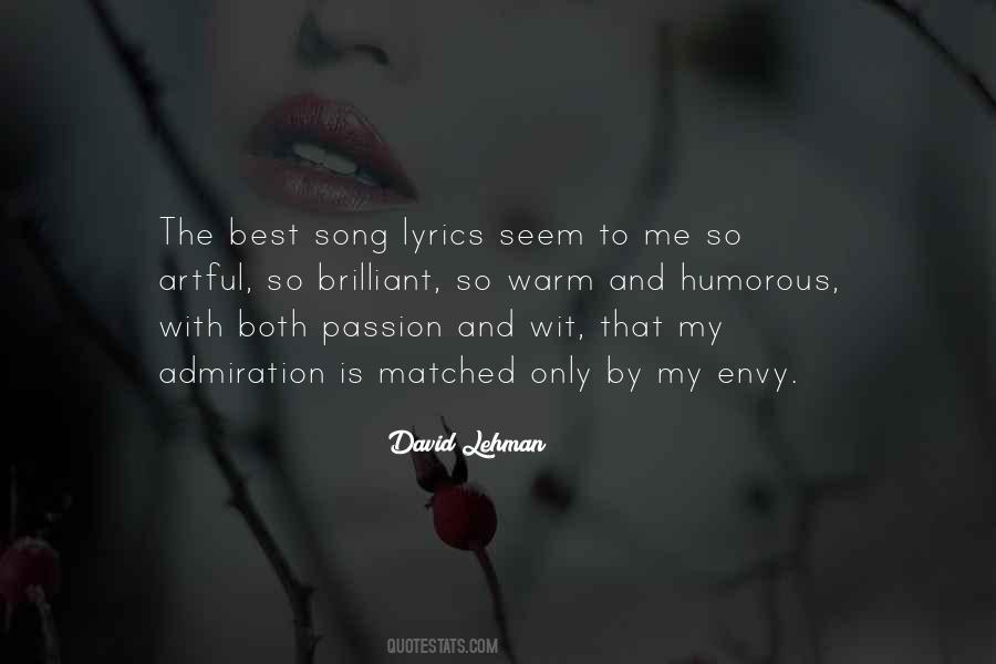 Quotes About Admiration #1201250