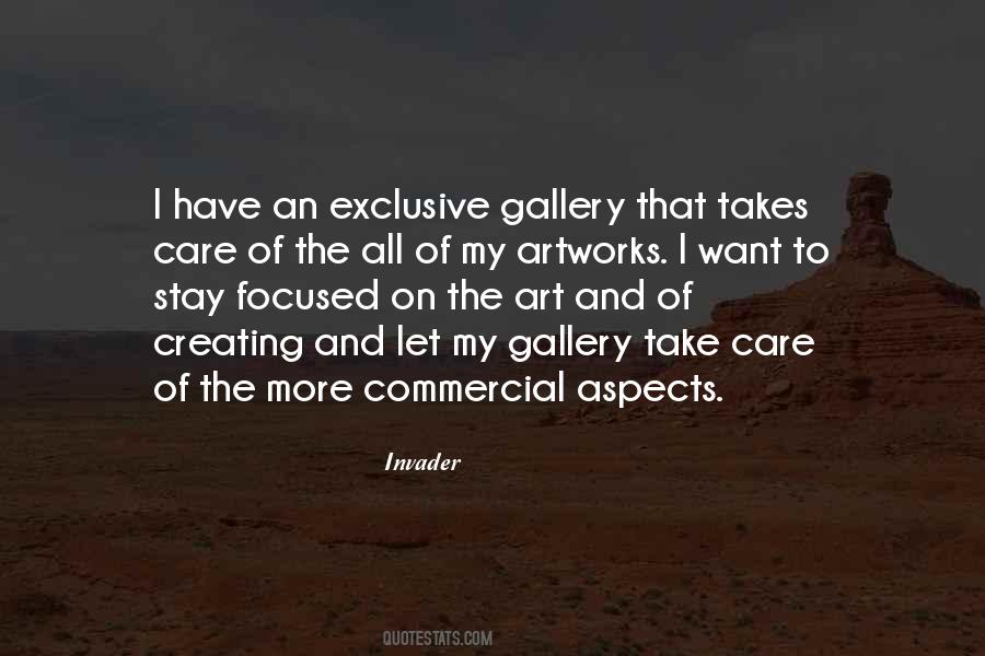 Quotes About Art Gallery #986710