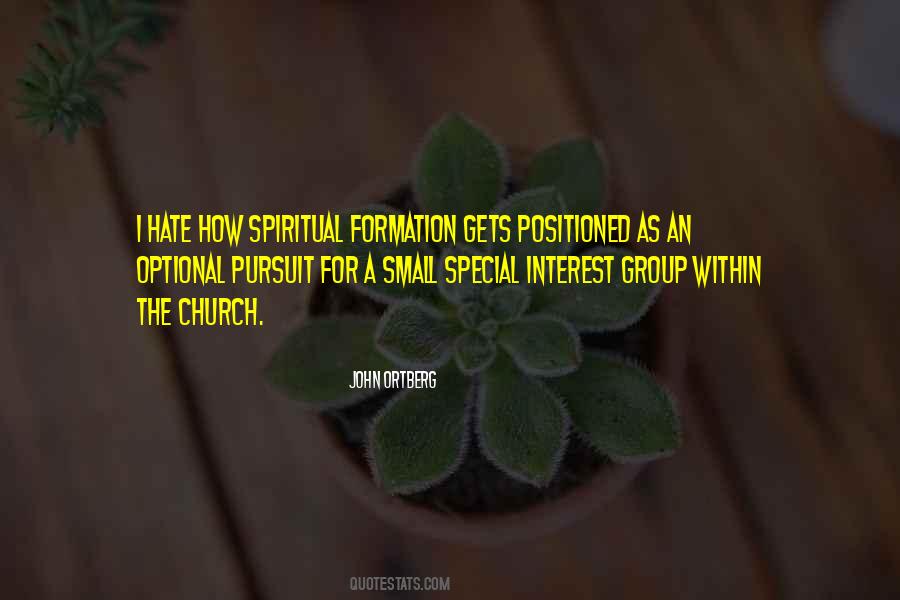 Quotes About Spiritual Formation #680693