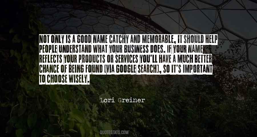Name For Business Quotes #977176