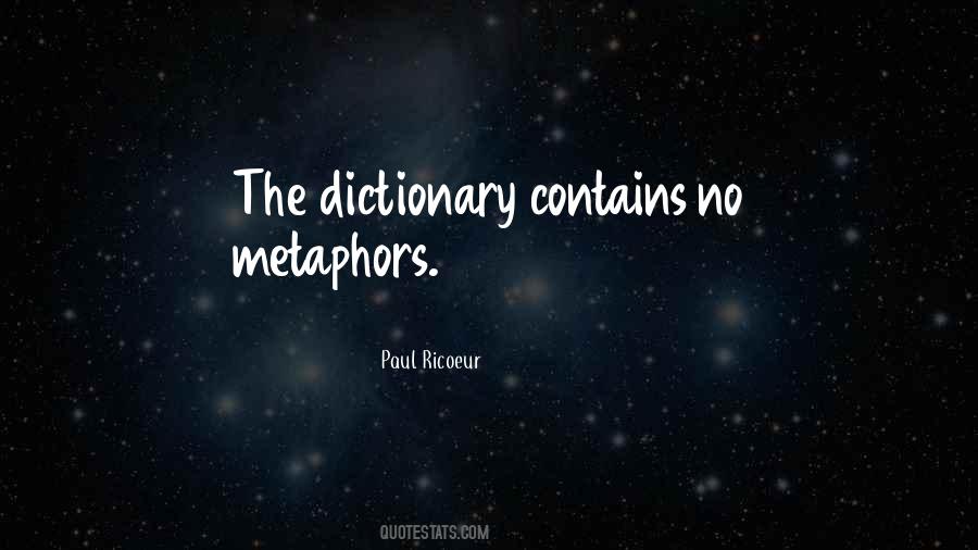 Quotes About Metaphors #1252836