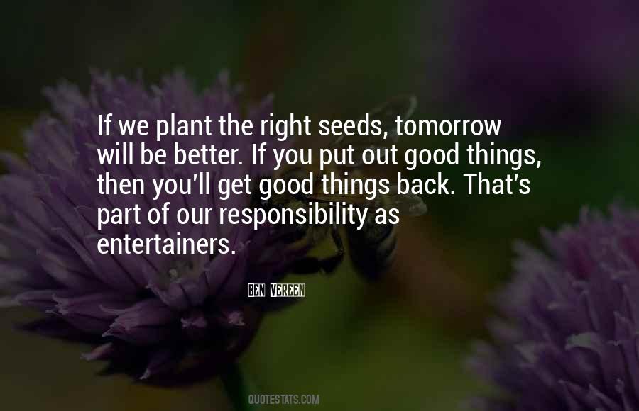 Plant Seeds Quotes #769620