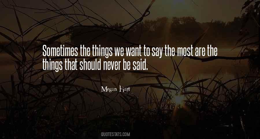 Quotes About Things We Want #50274