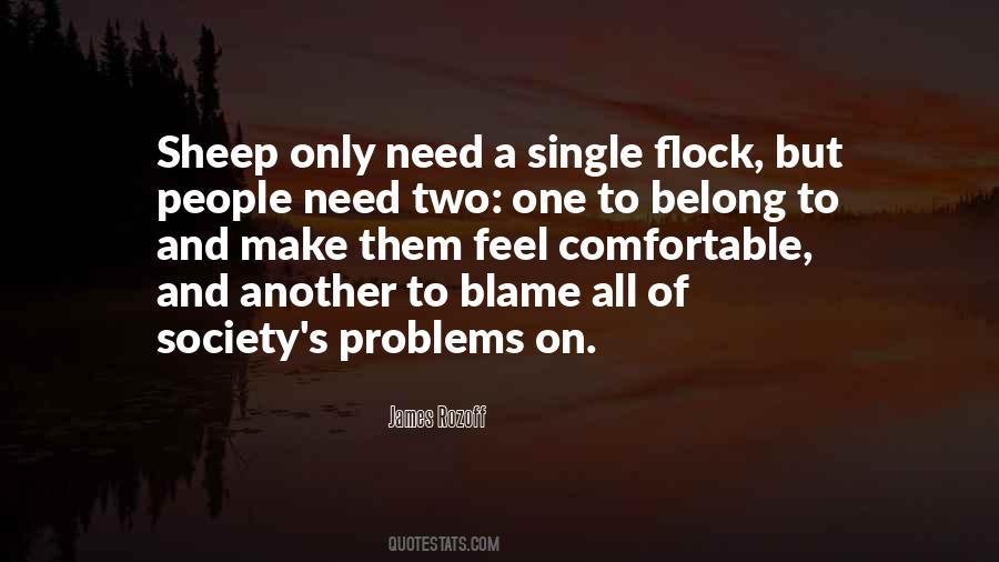 Quotes About Society's Problems #1340971