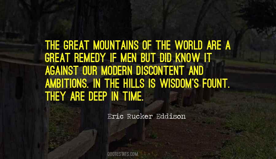 Quotes About Hills And Mountains #1680380