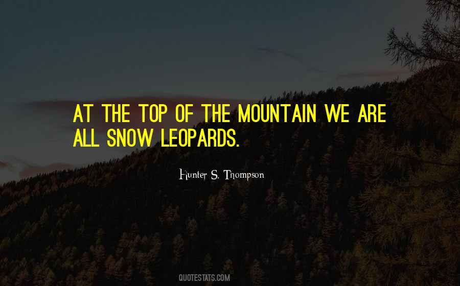 Quotes About Top Of The Mountain #450123