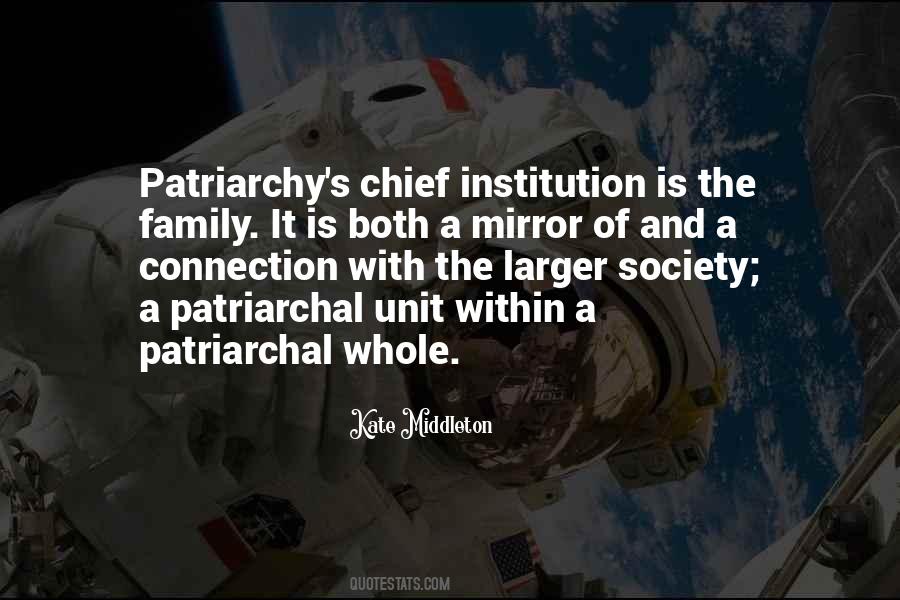 Quotes About Patriarchal Society #1110088