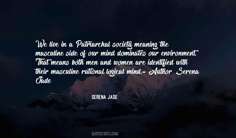 Quotes About Patriarchal Society #1769084