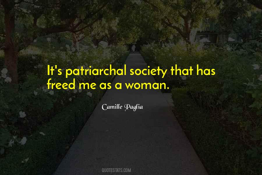 Quotes About Patriarchal Society #426525