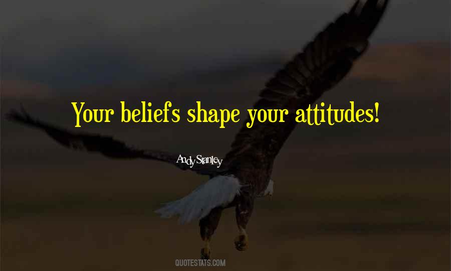 Attitudes And Beliefs Quotes #446905