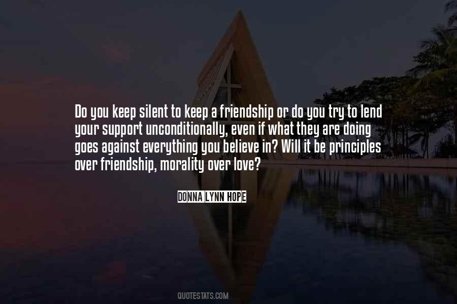Quotes About Silent Friendship #418647