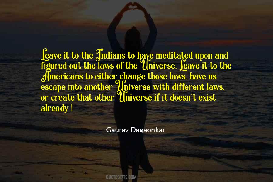 Quotes About The Laws Of The Universe #1803389