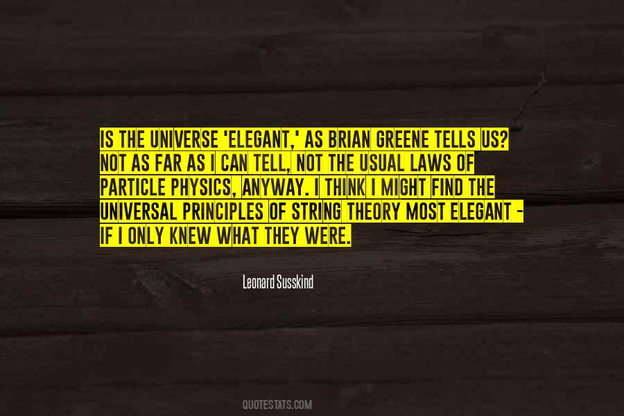 Quotes About The Laws Of The Universe #213497