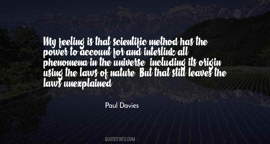 Quotes About The Laws Of The Universe #417436