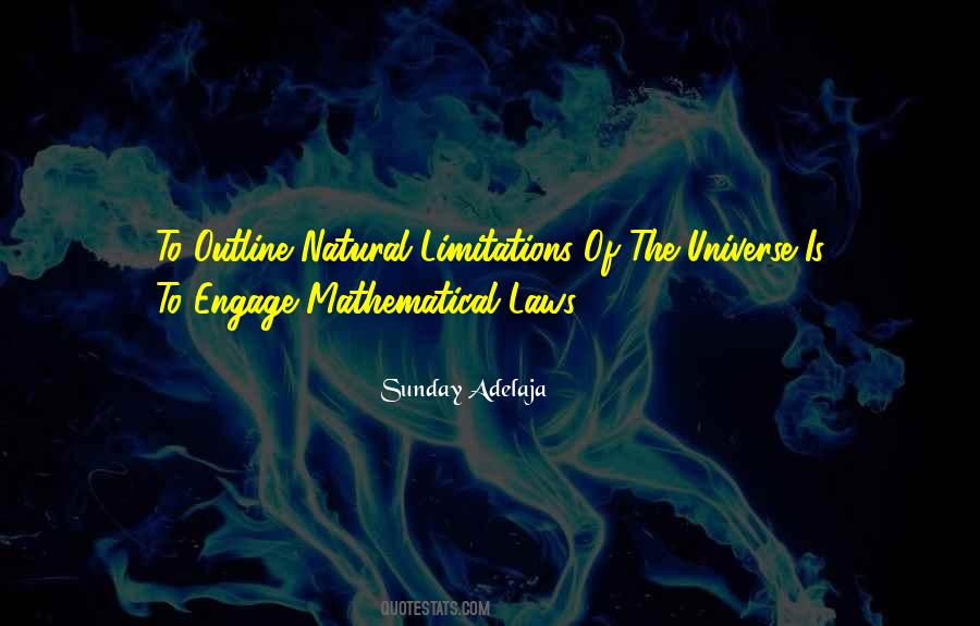 Quotes About The Laws Of The Universe #433071