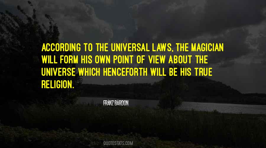 Quotes About The Laws Of The Universe #455825