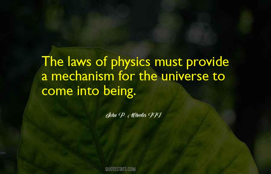 Quotes About The Laws Of The Universe #544699