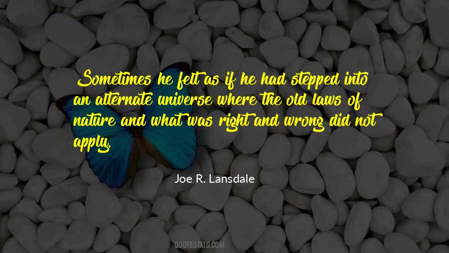 Quotes About The Laws Of The Universe #651379