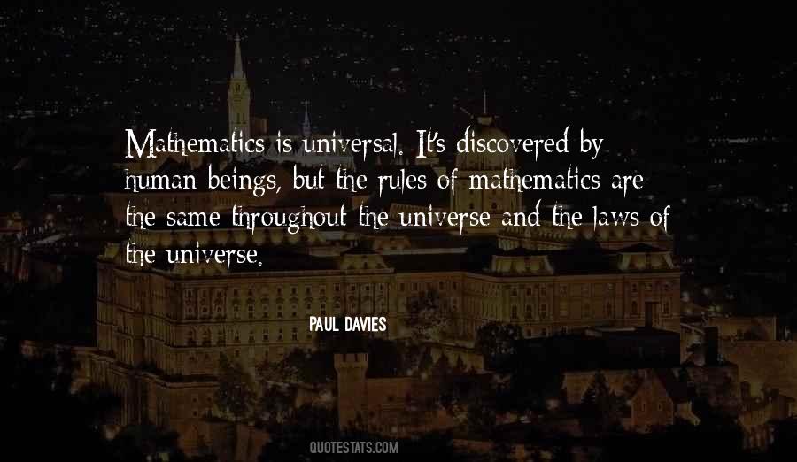 Quotes About The Laws Of The Universe #775880