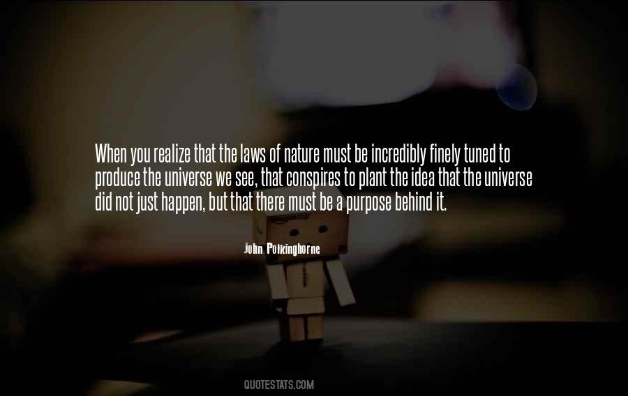Quotes About The Laws Of The Universe #857632