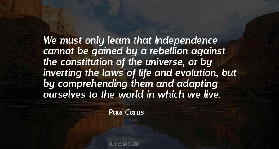 Quotes About The Laws Of The Universe #929452