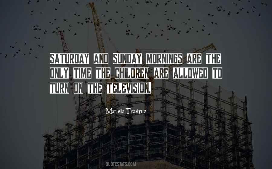 Quotes About Saturday And Sunday #258592