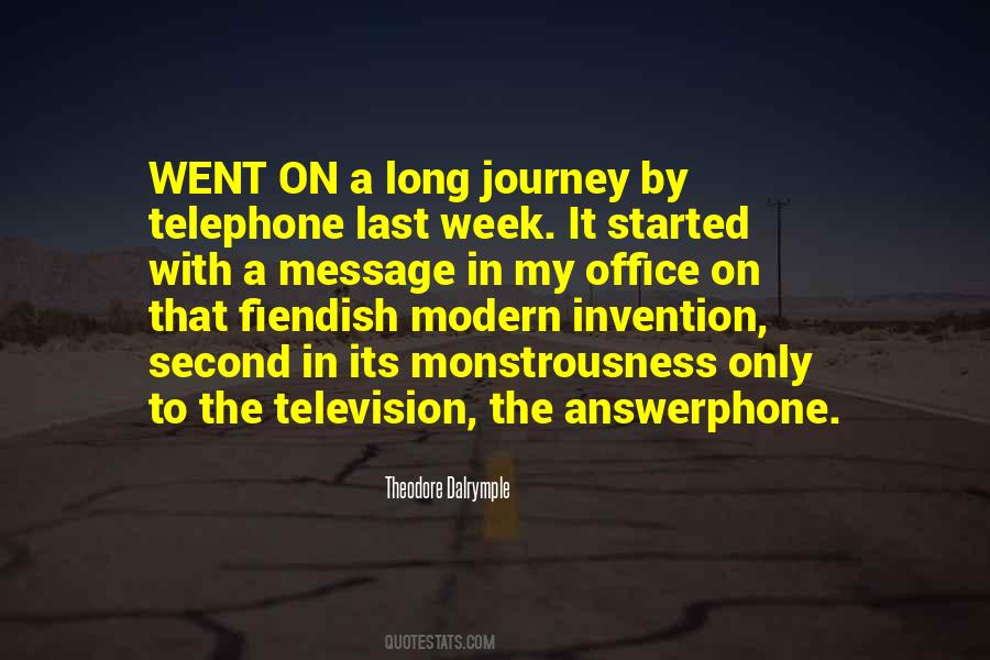 Invention Of The Telephone Quotes #568717