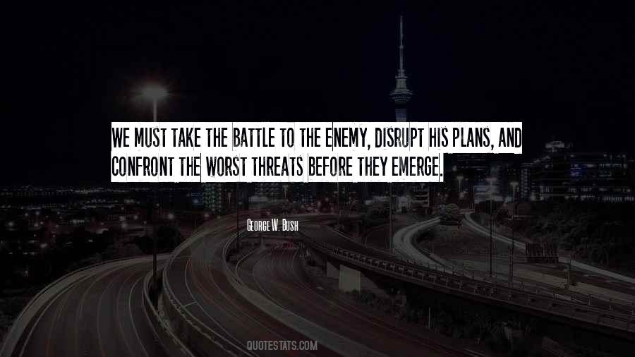 Quotes About Battle Plans #1646970