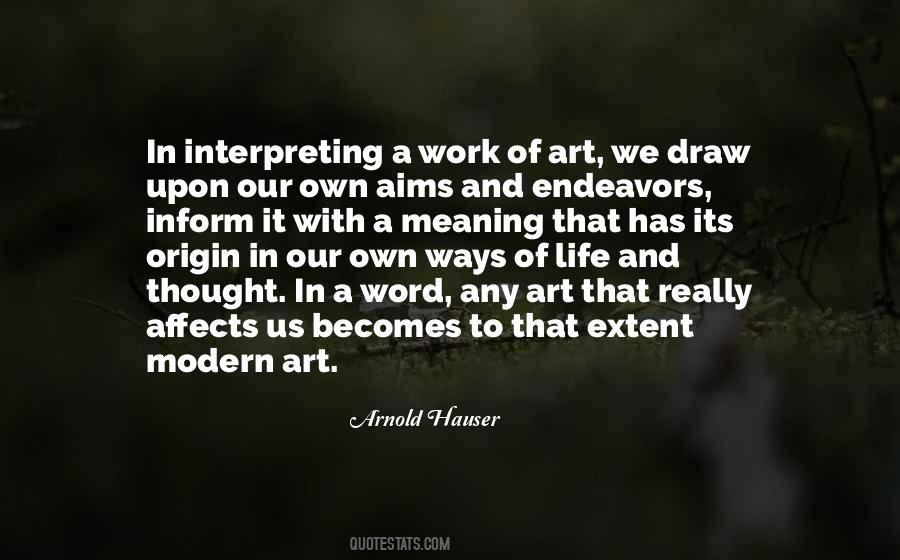 Art Meaning Quotes #244113