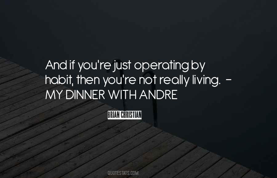 My Dinner With Andre Quotes #1199774