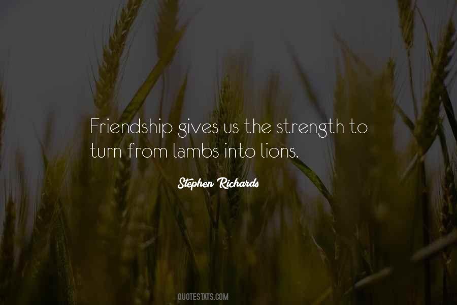 Quotes About Love And Friendship #2595