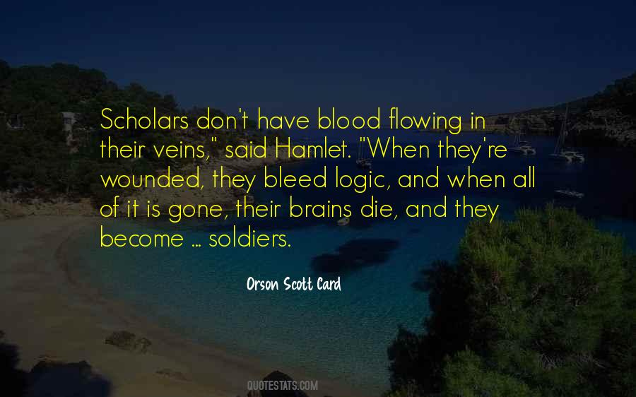 Quotes About Wounded Soldiers #31873