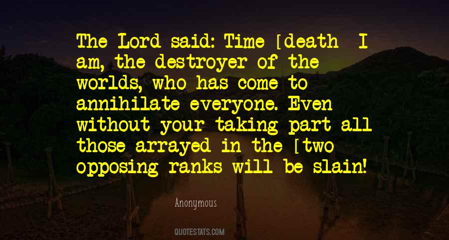 Quotes About Time Death #1112035