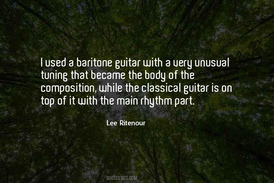 Guitar Rhythm Quotes #431732