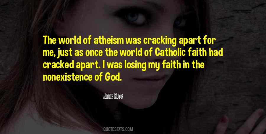 Nonexistence Of God Quotes #991282