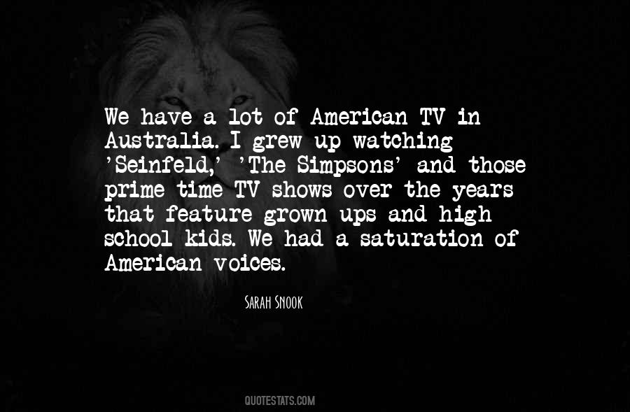 Quotes About Watching Tv Shows #1706059