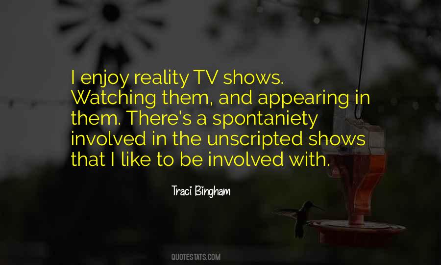 Quotes About Watching Tv Shows #1751776