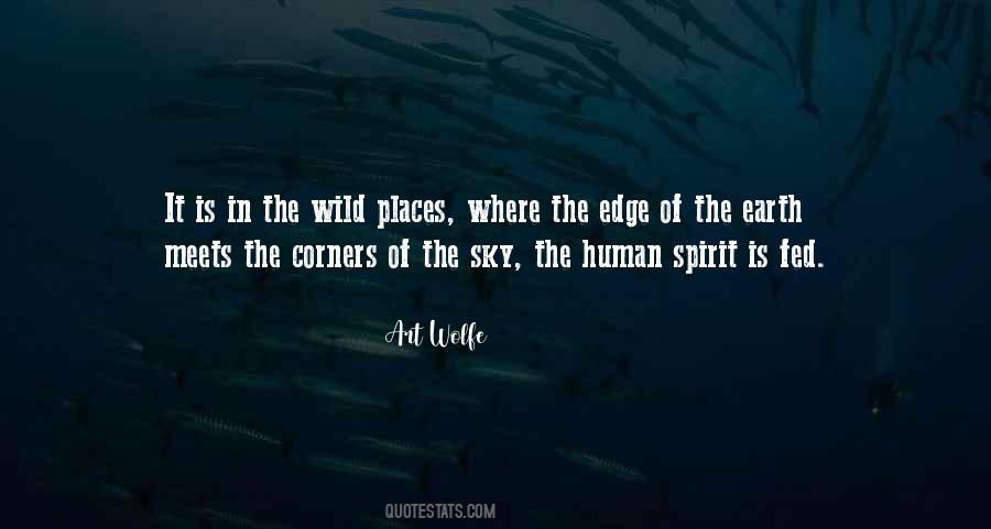 Quotes About Wild Places #1243878