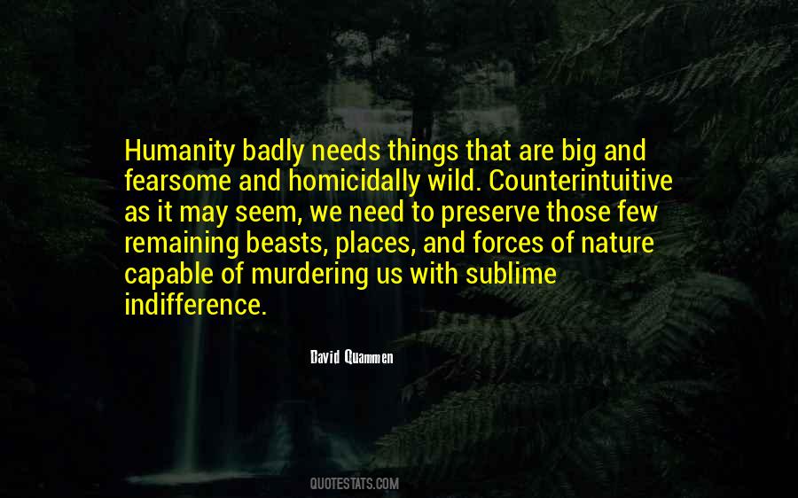 Quotes About Wild Places #1405099
