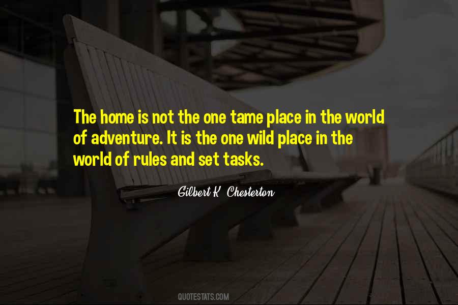 Quotes About Wild Places #1645563