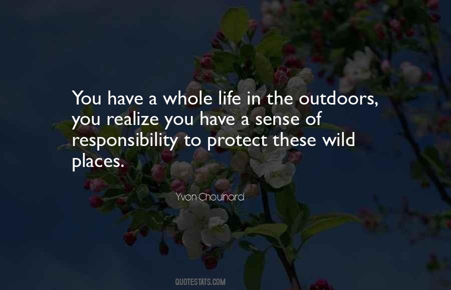 Quotes About Wild Places #1783060