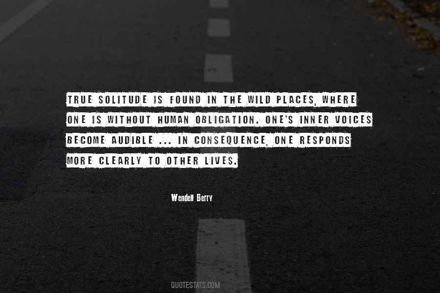 Quotes About Wild Places #320038