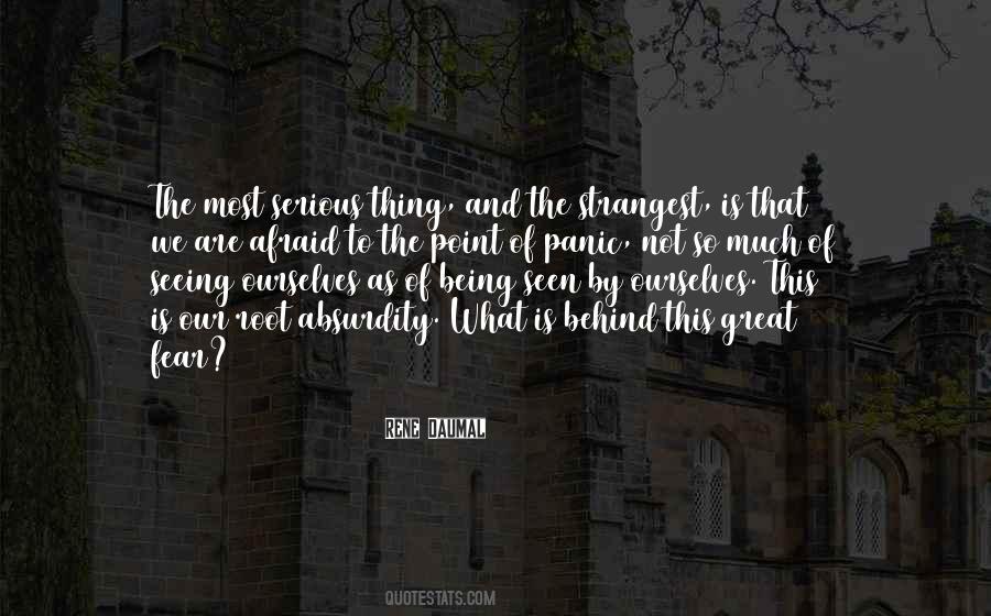 Are Not Serious Quotes #613545