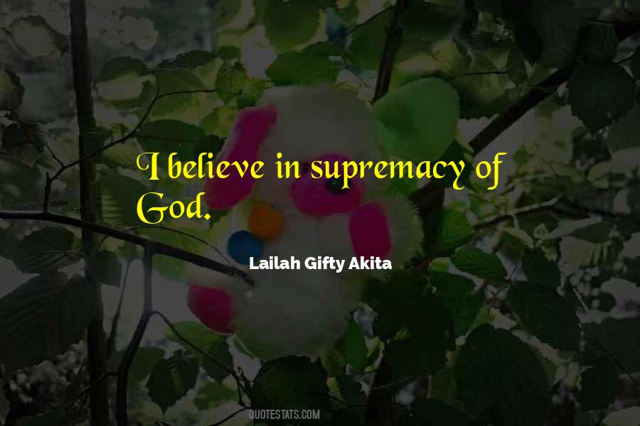 Quotes About Supremacy #178486