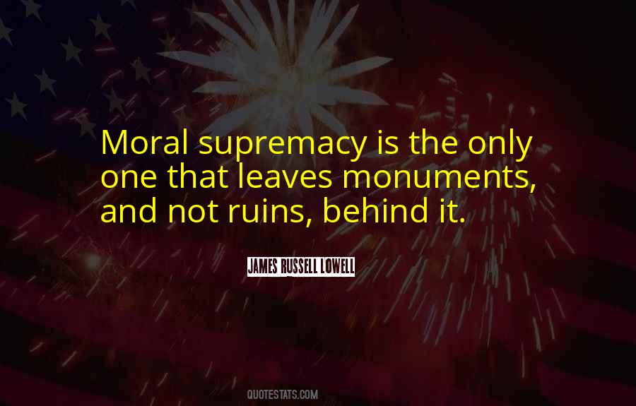 Quotes About Supremacy #47850