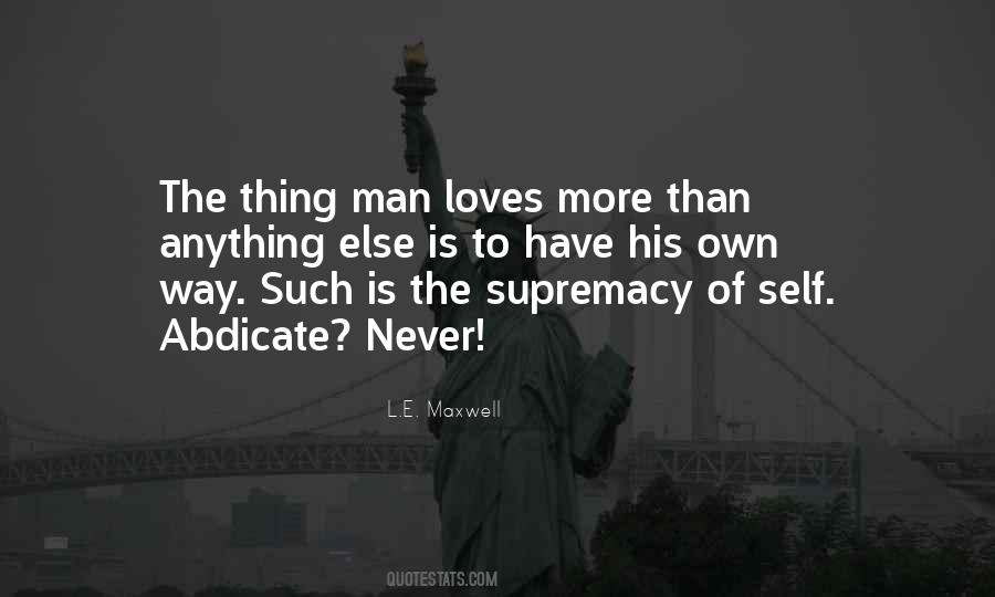 Quotes About Supremacy #846027