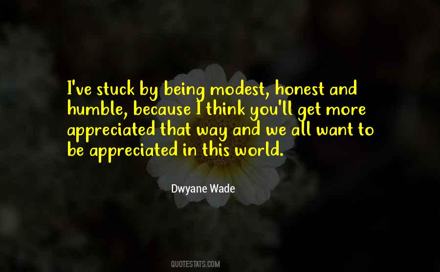 Quotes About Being Appreciated #1200604