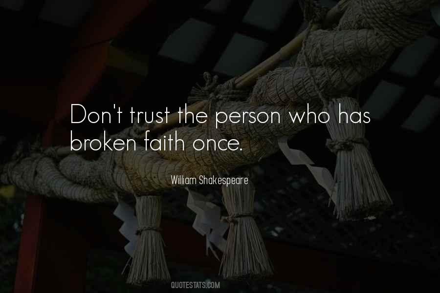 Trust Broken Trust Quotes #1619587