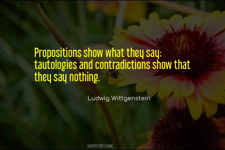 Quotes About Propositions #686632